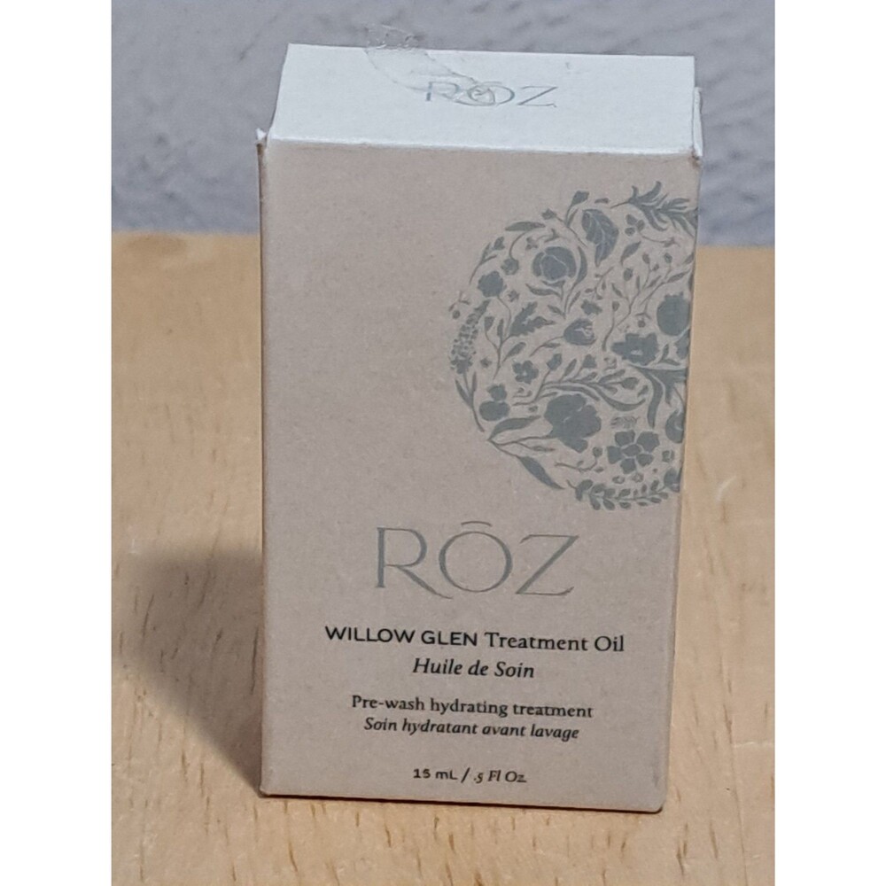 OPEN BOX ROZ Willow Glen Pre-Wash Hair Treatment Oil 15ml/.5fl oz